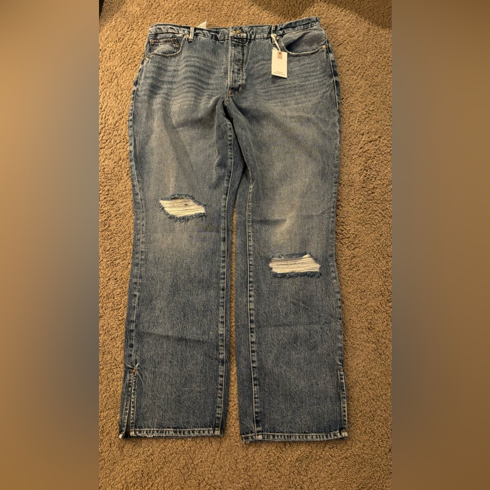 Good American Distressed Jeans Size 16 NWT
